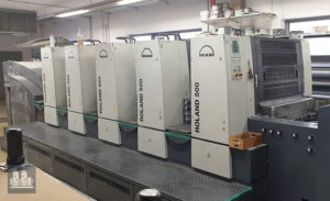máquina offset de impressão ROLAND R505 0B P (ano 2007)
