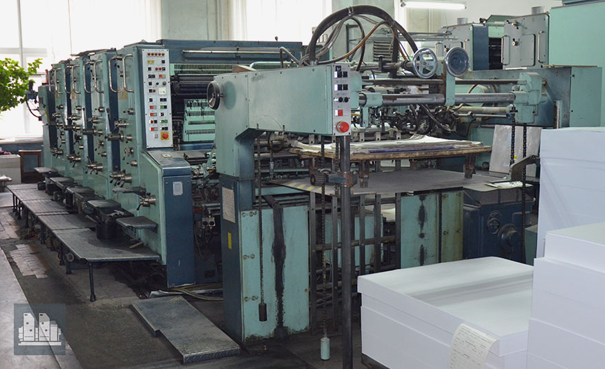ऑफसेट प्रिंटिंग मशीन Planeta Super Variant P44-5 निर्माण का वर्ष 1983