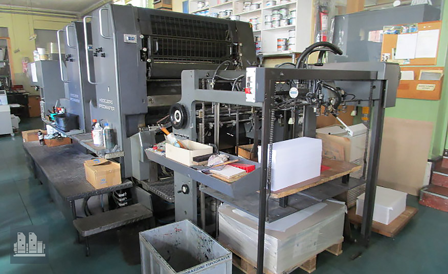 offset printing machine Heidelberg SM 102 ZP (1990)