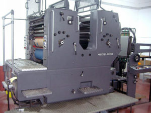 2-красочная печатная машина Heidelberg SORMZ