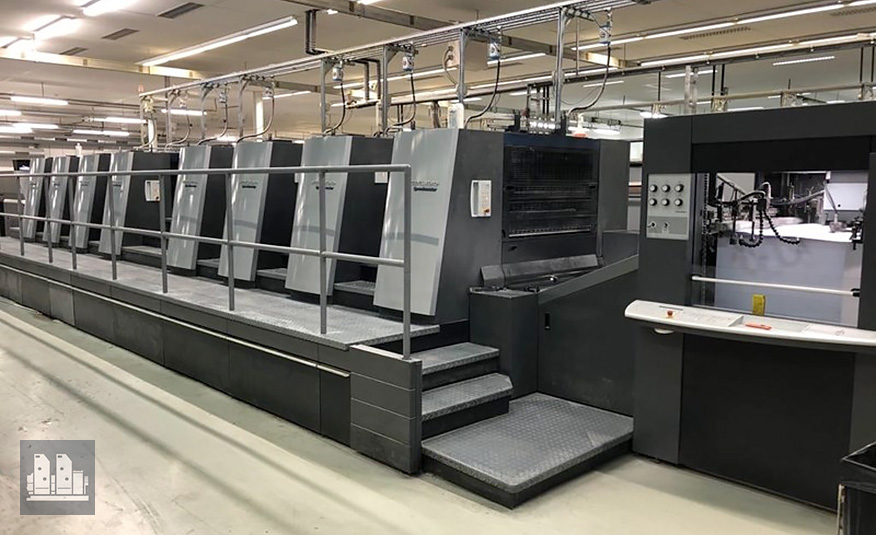 8-colors offset printing machine Heidelberg XL 105-8P5 (age 2011)